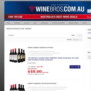 50%OFF Red Wine (6pk) White Wine  (6pk) Deals and Coupons