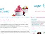 50%OFF Frozen Yogurt  Deals and Coupons