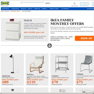 50%OFF IKEA products ( lamps, drawers, chair etc.) Deals and Coupons