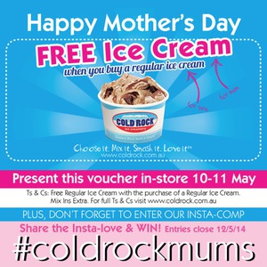 FREE Cold Rock Ice Creamery Deals and Coupons