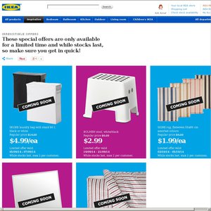 50%OFF IKEA Irresistable Offers Deals and Coupons