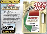 50%OFF Castrol Edge Sport 5W-30 5 Litre Deals and Coupons