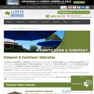 50%OFF Shelta's Cantilever Umbrellas Deals and Coupons