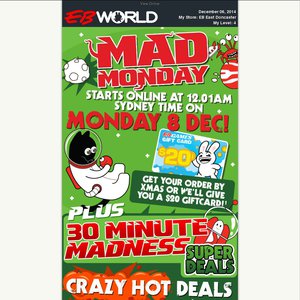 50%OFF Mad Monday sales promotions Deals and Coupons