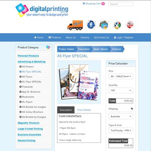 50%OFF A5 Colour Brochures - 500 Copies - 170gsm Silk Stock Deals and Coupons