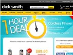 50%OFF Panasonic Cordless Phone Triple Pack Deals and Coupons