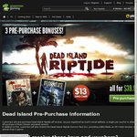 50%OFF Dead Island Riptide game Deals and Coupons