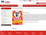 50%OFF Coles Double Fuel Discount  Deals and Coupons
