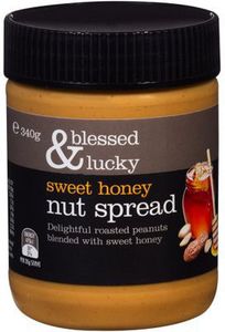 50%OFF Blessed & Lucky Gourmet Peanut Butter Nut Spreads 340g Deals and Coupons