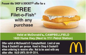 50%OFF Fast Food Vouchers Deals and Coupons