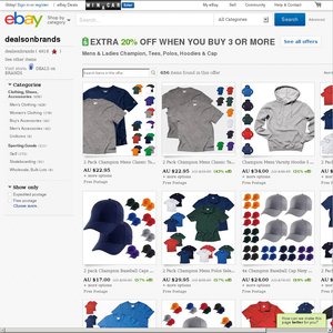 85%OFF Champion Mens & Ladies Sportswear Deals and Coupons