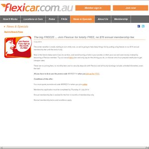 FREE Flexicar Melbourne - Free Annual Membership in July  Deals and Coupons