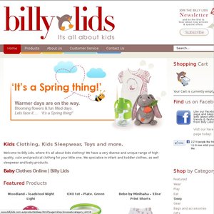 50%OFF Baby, Toddler, and Kid's Items in Billy Lids Online Store Deals and Coupons