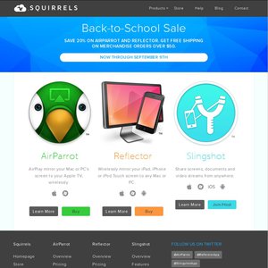 20%OFF AirParrot & Reflector Software Deals and Coupons