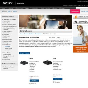 15%OFF Sony Mobile phone accessories Deals and Coupons