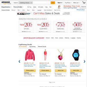 20%OFF Amazon Shoes and Clothing Deals and Coupons