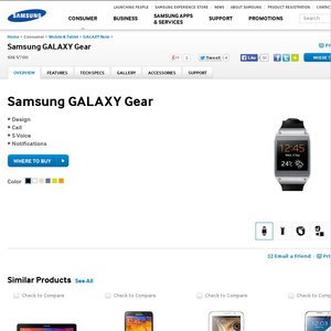 50%OFF Samsung Galaxy Gear Black Deals and Coupons