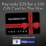 50%OFF The Star Gift Card $50 Worth Deals and Coupons