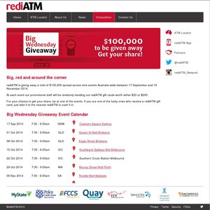 FREE RediATM Gift Cards Deals and Coupons