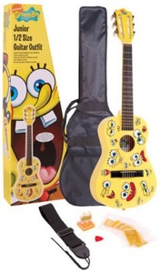 50%OFF  Spongebob Squarepants Junior Guitar 1/2 Size Nylon String Deals and Coupons