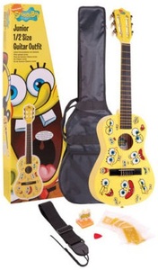50%OFF Spongebob Squarepants Junior Guitar 1/2 Size Nylon String Deals and Coupons