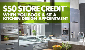 50%OFF Voucher on kitchen design appointment Deals and Coupons