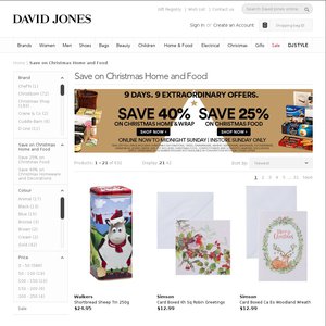 40%OFF Xmas Home, Xmas Food Deals and Coupons
