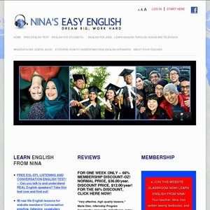 66%OFF Nina's Easy English Language Course Deals and Coupons