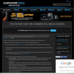 15%OFF alienware rigs and accessories Deals and Coupons