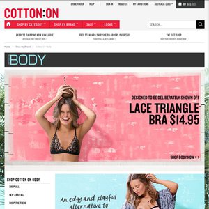30%OFF Cotton on Body Products Deals and Coupons