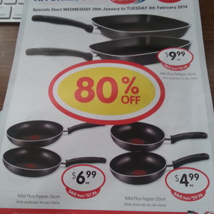 80%OFF Tefal Frypans Deals and Coupons