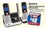 50%OFF Telstra Cordless Phone Twin Pack with Bluetooth Deals and Coupons
