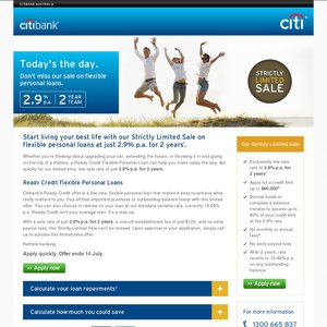 50%OFF Citibank Personal Loan Deals and Coupons