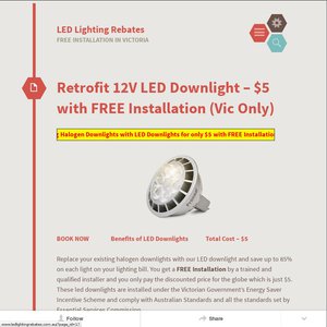 50%OFF LED Downlights Deals and Coupons