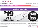 50%OFF Refurb Vividwireless USB Modem w/3Gb Deals and Coupons