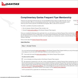 50%OFF Qantas Frequent Flyer Membership Deals and Coupons
