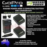 50%OFF WASABI POWER GoPro Hero 3 Replacement Battery Wall Car Charger Kit Deals and Coupons