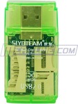 50%OFF Crystal USB 2.0 Multi in One Card Reader Deals and Coupons