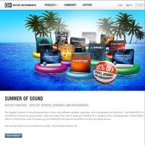 50%OFF Updates, Upgrades and Crossgrades @ Native Instruments Deals and Coupons