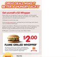 50%OFF Hungry Jack's Whopper Deal Deals and Coupons