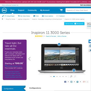 50%OFF Dell Inspiron 11 3000 Deals and Coupons