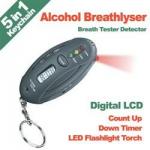 50%OFF  5 in 1 Keychain: Alcohol Breathalyzer, Timer, Flashlight Deals and Coupons