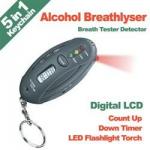 50%OFF 5 in 1 Keychain: Alcohol Breathalyzer, Timer, Flashlight Deals and Coupons