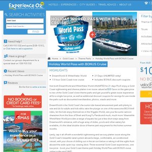 50%OFF DreamWorld & WhiteWater World Pass Deals and Coupons