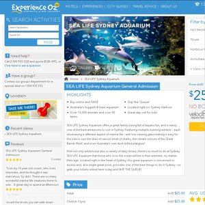 35%OFF Sydney Aquarium Deals and Coupons