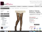 50%OFF Tattoo Totem Pattern Tights bargain Deals and Coupons