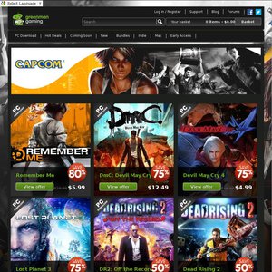 25%OFF Green Man Gaming Capcom games Deals and Coupons