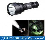 50%OFF UltraFire C8 CREE XM-L T6 1300LM LED Flashlight  Deals and Coupons