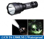 50%OFF UltraFire C8 CREE XM-L T6 1300LM LED Flashlight Deals and Coupons