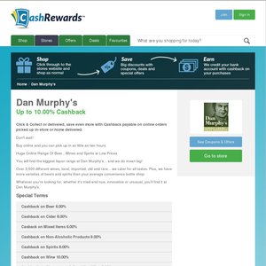 50%OFF Dan Murphy's Cashback Deals and Coupons
